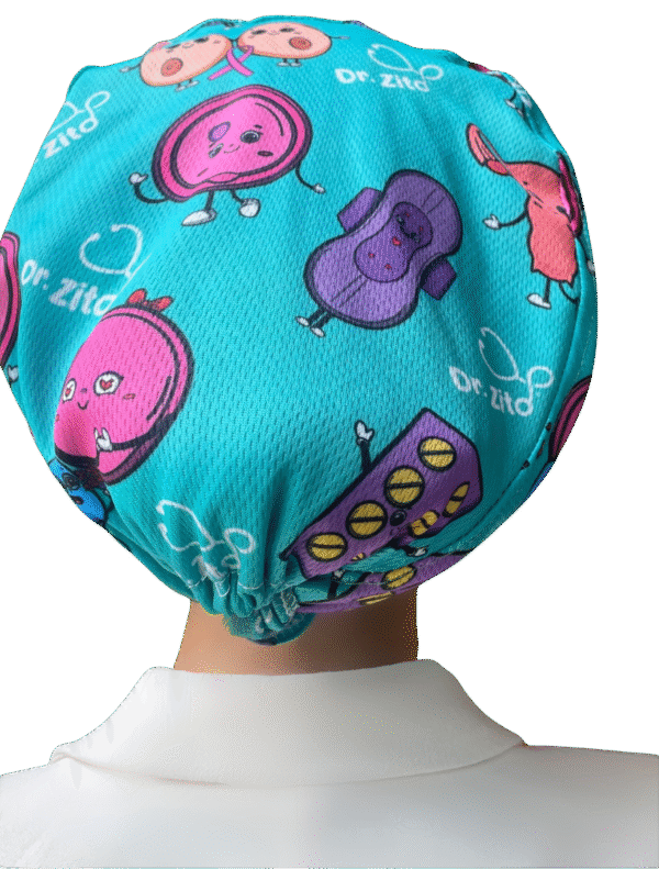 GineZito - Gorra médica temática DoctorZito - Cian claro - Imagen 2