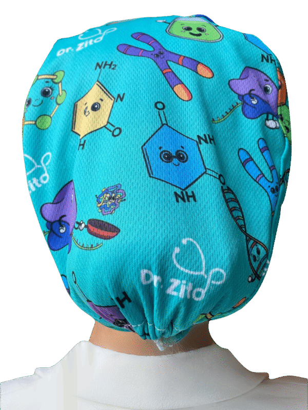 Zito - Gorra médica temática DoctorZito - Cian claro - Imagen 2