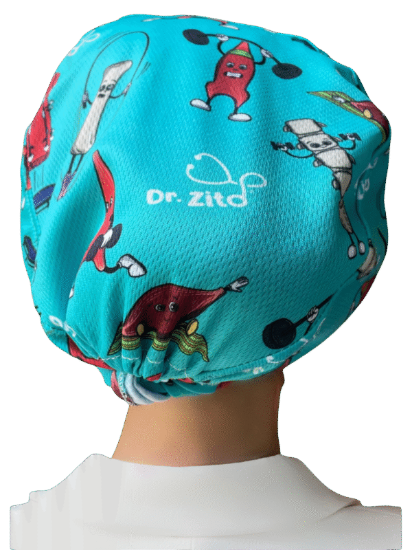 MioZito - DoctorZito Gorra médica temática - Cian claro - Imagen 2