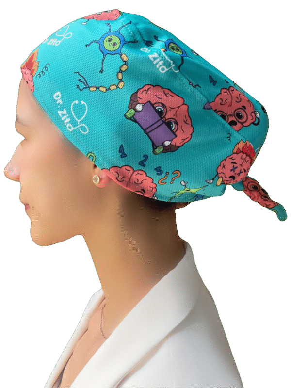 NeuroZito - DoctorZito Gorro médico temático - Cian claro