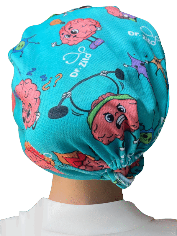 NeuroZito - DoctorZito Gorra médica temática - Cian claro - Imagen 2