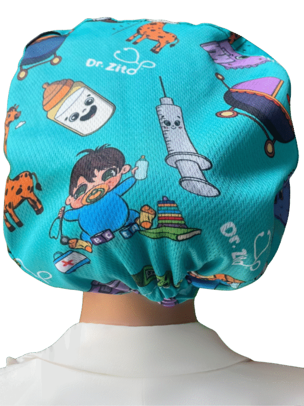 Zito - DoctorZito Gorra médica temática - Cian claro - Imagen 2